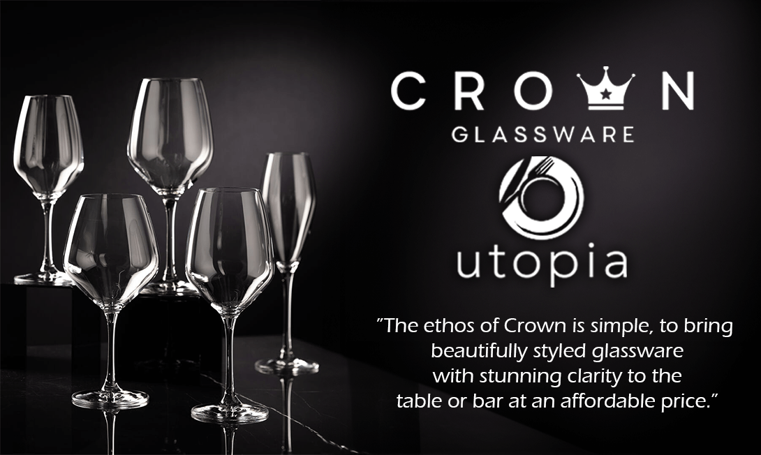 NEW Crown Glassware From Utopia