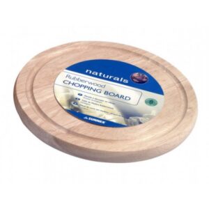 30cm Round Natural Wood Chopping Board (2cm deep)-0