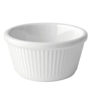 4oz White Fluted-0