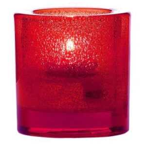 Thick Red Votive Candle Holder 2.75"