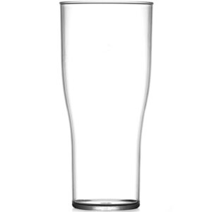 Tulip Polycarbonate Pint Glass 20oz CE "Nucleated"