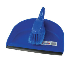Blue Dustpan & Brush Set-0
