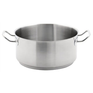 Vogue SS Casserole Pan (Dia 280mm x Height 120mm, Capacity 7.5ltr)