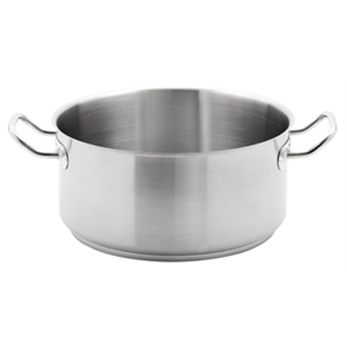 Vogue SS Casserole Pan (Dia 280mm x Height 120mm, Capacity 7.5ltr)