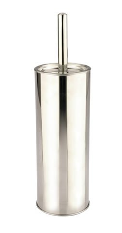 Chrome & S/S Toilet Brush Set-0