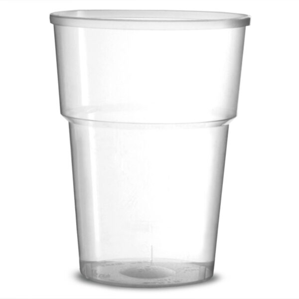Katerglass Disposable Polypropylene Pint Glass 22oz CE @ 20oz