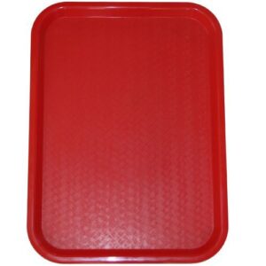 Fast Food Tray Red 12" x 16"-0