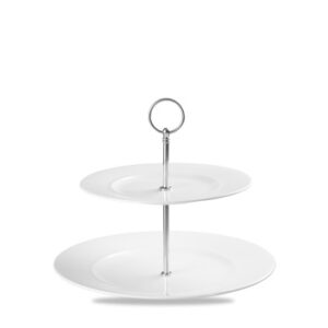 Alchemy 2 Tier Plate Tower | Cake Stand (China)-0