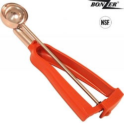 Size 50, 19ml Bonzer Litegrip Ice Cream Scoop Terracotta-0