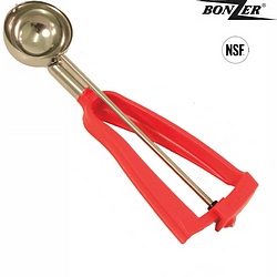 Size 24, 45ml Bonzer Litegrip Ice Cream Scoop Red-0
