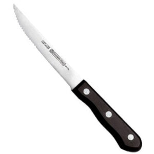 Polywood Steak Knife (Light Black) Full Tang 22cm