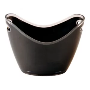 Transparent Black Wine Bucket