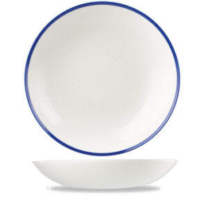 Churchill Vitrified Retro Blue - 7.25" Coupe Bowl-0