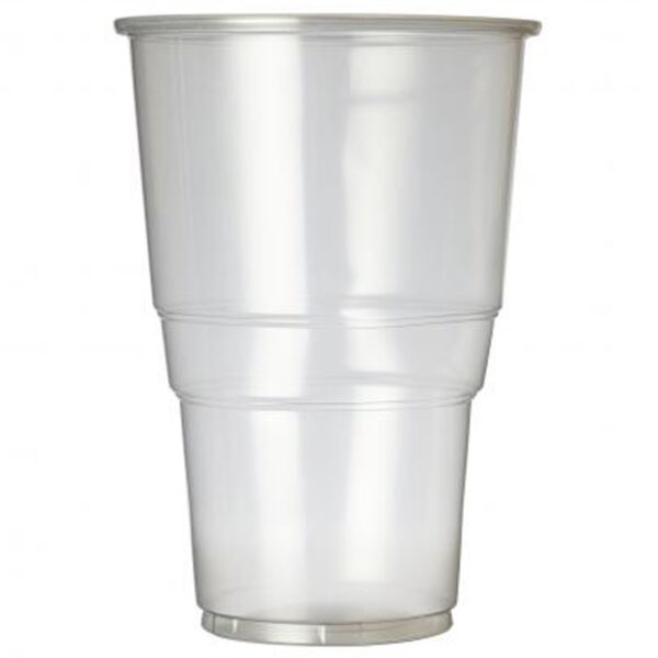 Premium Disposable Polypropylene Pint Glass 20oz CE