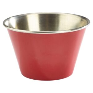Red Stainless Steel Ramekin 6oz