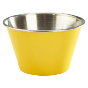 Yellow Stainless Steel Ramekin 2.5oz
