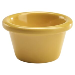 Smooth Yellow Melamine Ramekin 2oz