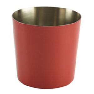 Coloured Serving Cups - Plain Red