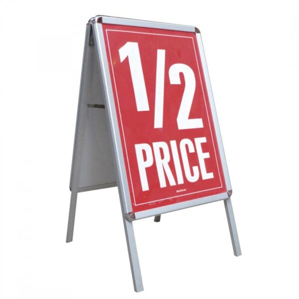 Silver Poster Snap Frame A-Board A1-0