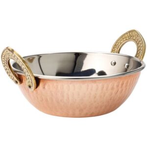Copper Kadai Dish 6"