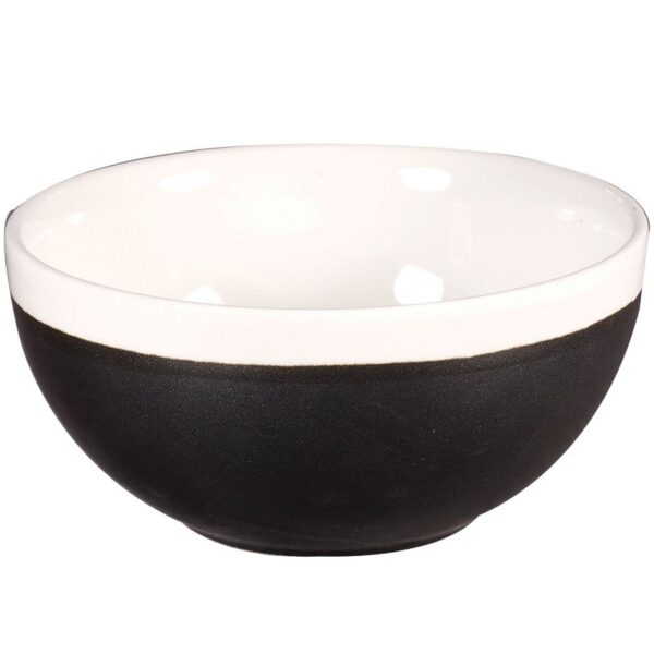 Churchill 16oz Monochrome Bowl Onyx Black