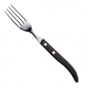 Steak Fork Light Black Polywood 22cm