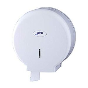 Mini Jumbo Toilet Roll Dispenser - White-0