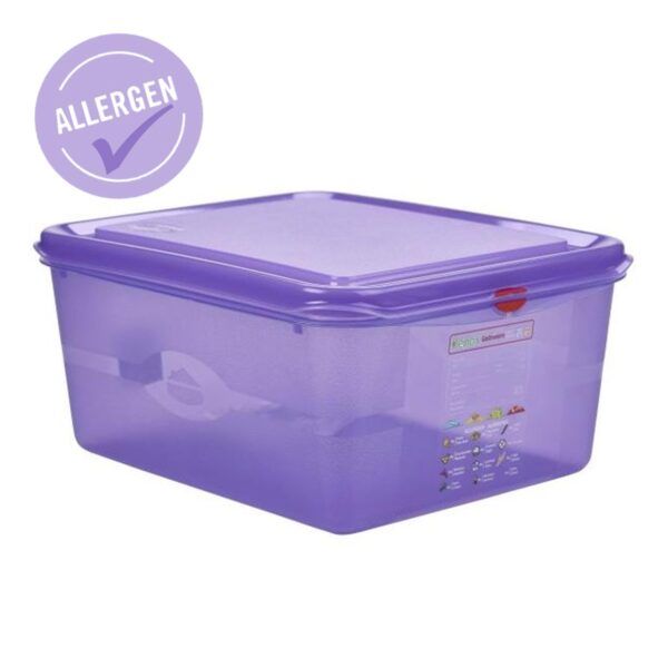 Allergen GN Storage Container 1/2 150mm Deep 10L-12288