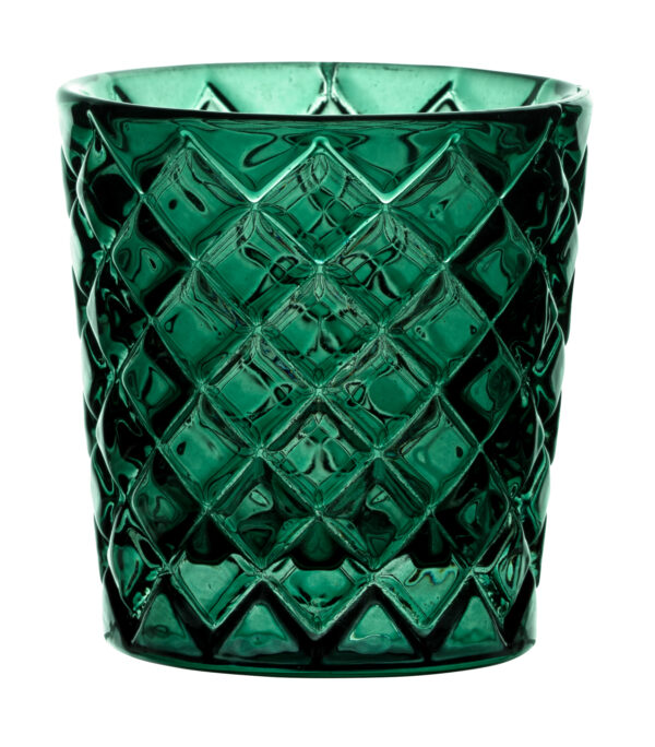 Criss Cross Green Nightlight Holder-12417