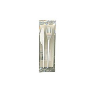 Recyclable 2 in 1 Cutlery Pack Set (Polystyrene)-0
