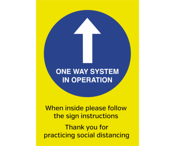 One Way System in Operation Notice-0