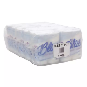 Bliss Double Quilted 2 Ply Toilet Roll (Pack of 40)-0