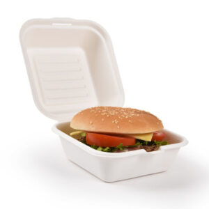 Dispo Square Bagasse Burger Box