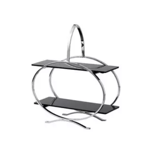 Artis 2 Tiered Steel & Acrylic Cake Stand