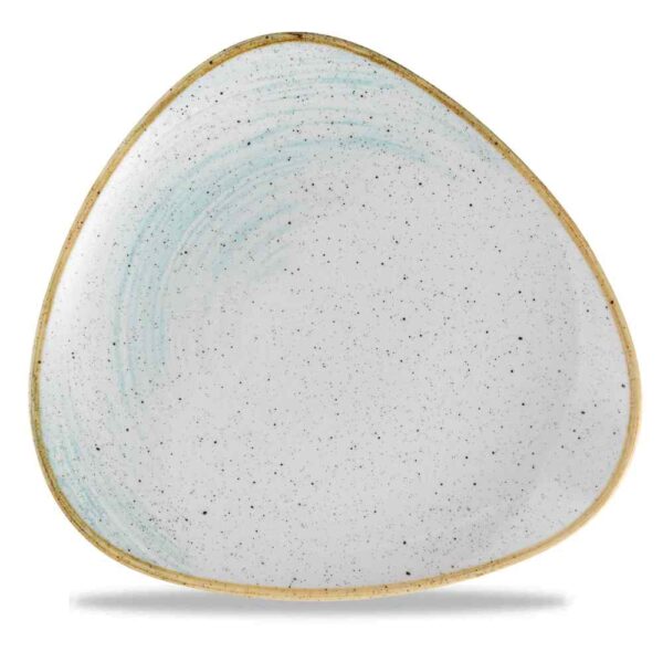 Churchill Super Vitrified Stonecast Accents Triangle Plate - Duck Egg - 26.5 Inch