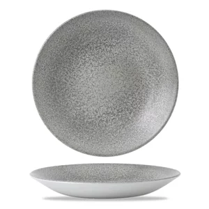 Dudson Evo Origins Deep Coupe Plate Grey 25.4cm/10"