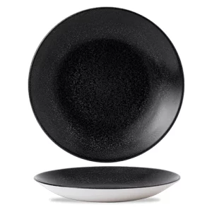 Dudson Evo Origins Deep Coupe Plate Midnight Black 27.9cm/11"