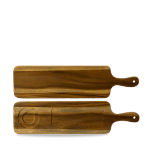 Wood Large Rect Handled Board 54.5X14.4Cm Box 4