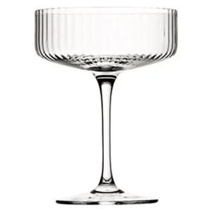 An image of a Utopia Hayworth Straight Sided Coupe Glass 290ml