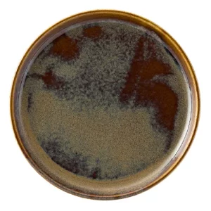 Utopia Murra Walled Plate Toffee 21cm/8.25"