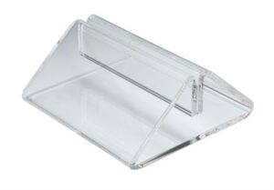 Tent Menu Holder - Clear Perspex