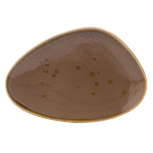 Utopia Earth Oblong Plate Mocha 25.5cm/10"