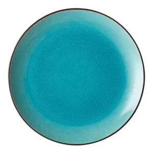Utopia Soho Coupe Plate Aqua 26.5cm/10.5"