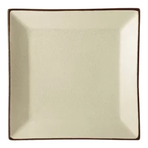 Utopia Soho Square Plate Stone 25.5cm/10"