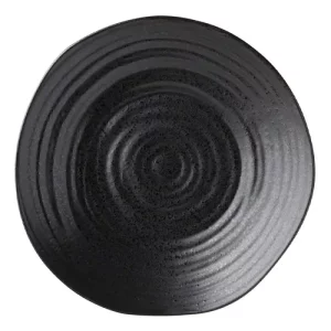 Utopia Tribeca Plate Ebony 21cm/8.25"