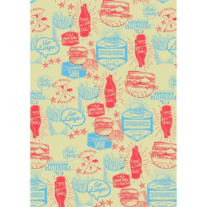 Burger Presentation Paper 10 x 17" (25.5 x 43cm)