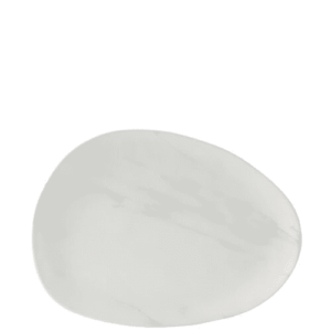 Pebble Platter 16 x 11.75" (41 x 30cm) - White