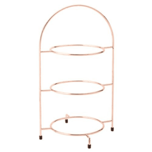 Copper 3 Tier Plate Stand 16.5" (42cm)