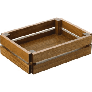 Acacia Small Crate 8.75" x 6.25" (22 x 16cm)