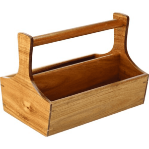 Rockport Acacia Condiment Crate 10.25 x 6.75"
